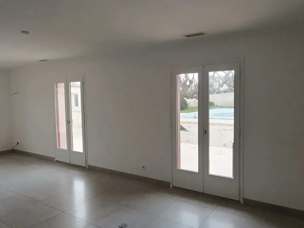 porte fenetre avant transformation galandage